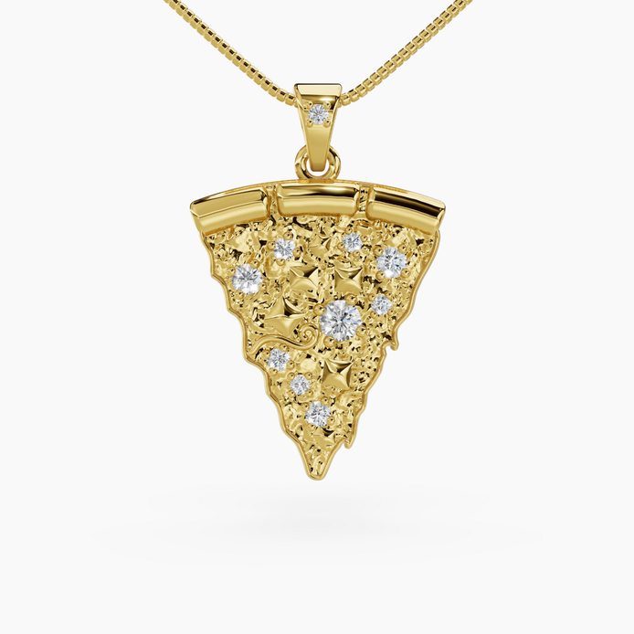 Perfect Fit Pizza Necklace