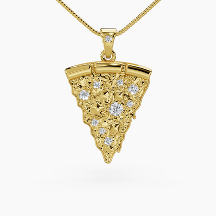 Perfect Fit Pizza Necklace