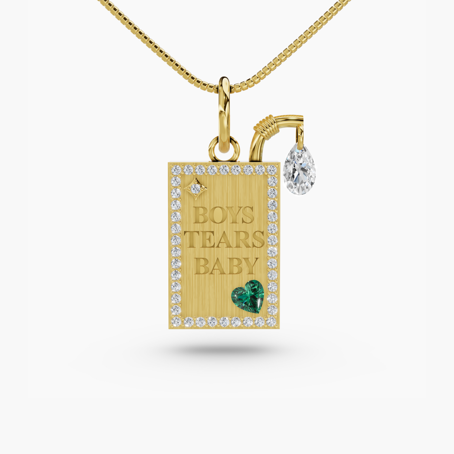 Boys Tears Juice Box Necklace