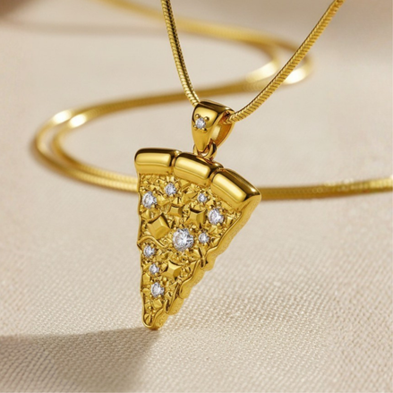 Perfect Fit Pizza Necklace