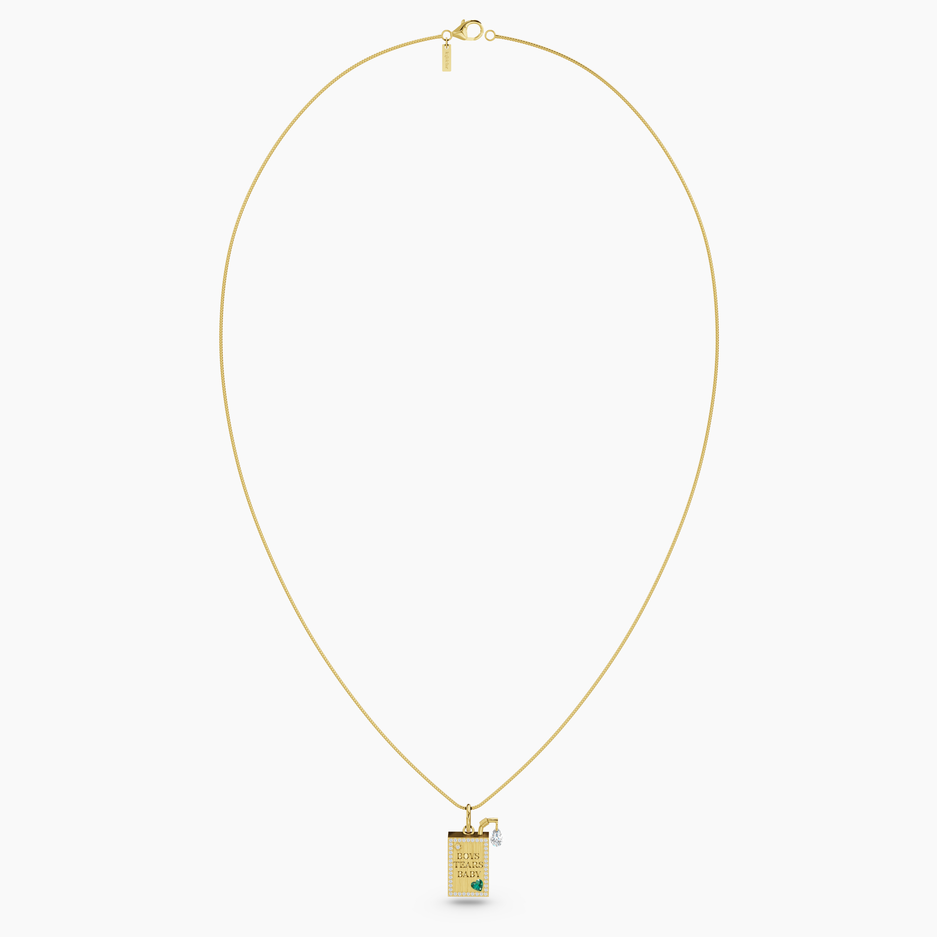 Boys Tears Juice Box Necklace