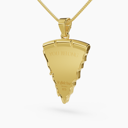 Perfect Fit Pizza Necklace